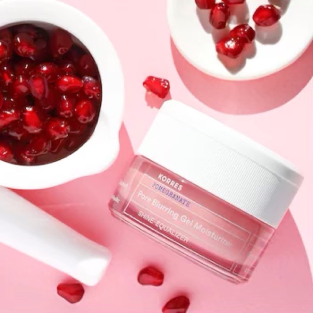 NIB KORRES Pomegranate Pore Blurring Shine Gel Moisturizer Full Size - Picture 7 of 7